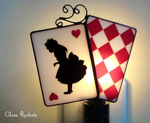 不思議の国のアリス（Alice in Wonderland) チェシャ猫 ステンド 