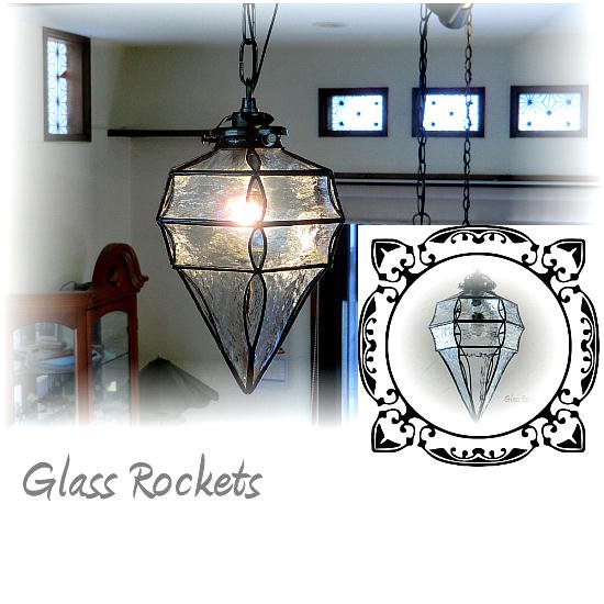 星の雫」ＤＸペンダントランプ - ステンドグラス工房Glass Rockets