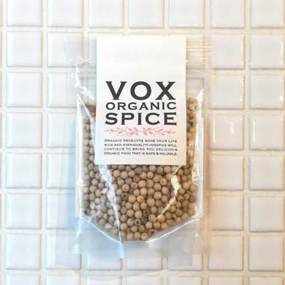 オーガニックホワイトペッパー ホール 35g オーガニック 自然食品専門店 らる畑 オーガニックホワイトペッパー ホール 35g オーガニック 自然食品専門店 らる畑
