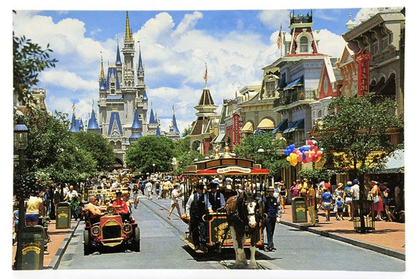 Walt Disney World・VINTAGE POST CARD/ウォルトディズニーワールド・ヴィンテージ・ポストカード  「メインストリートＵＳＡ」#0100-11005 - KNot a TOY/ノットアトイ