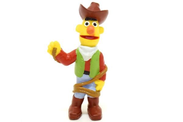 Sesame Street セサミストリート Applause アプローズ Pvcフィギュア Bert バート ウエスタン おもちゃ屋 Knot A Toy ノットアトイ Online Shop In 高円寺