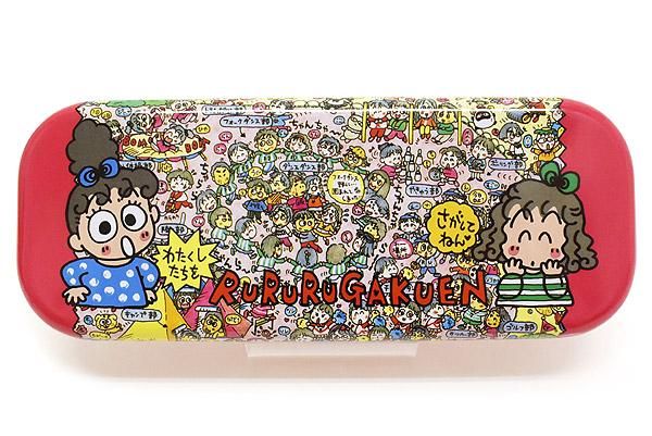 RURURUGAKUEN るるる学園 缶ペンケース 筆箱 Pencil case 1992年 