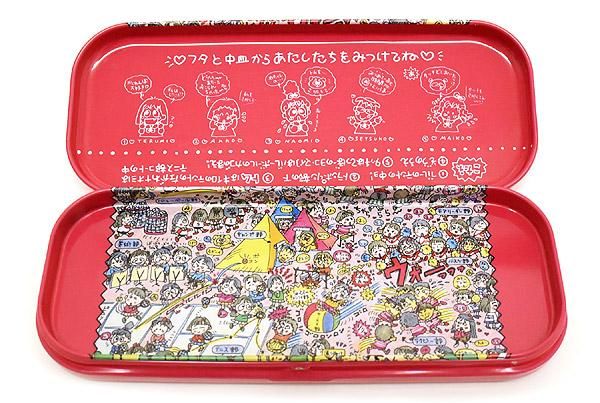 RURURUGAKUEN るるる学園 缶ペンケース 筆箱 Pencil case 1992年 