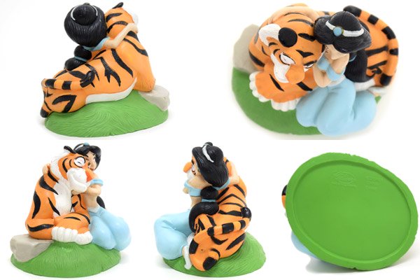 Disneystore/ディズニーストア・PVCフィギュア 「Aladdin/アラジン・Jasmine&Rajah/ジャスミン＆ラジャー」 -  KNot a TOY/ノットアトイ