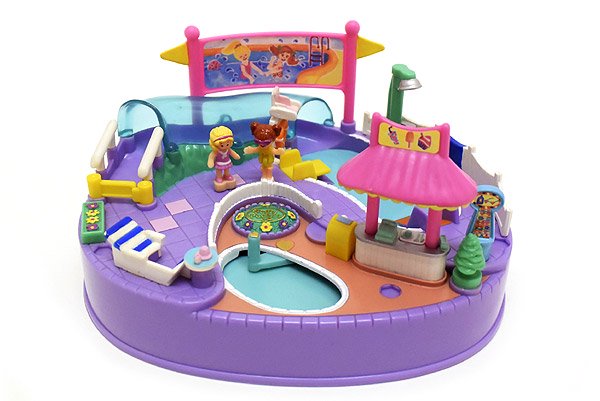 Polly Pocket ポーリーポケット Pool Party ドールが動く プール 