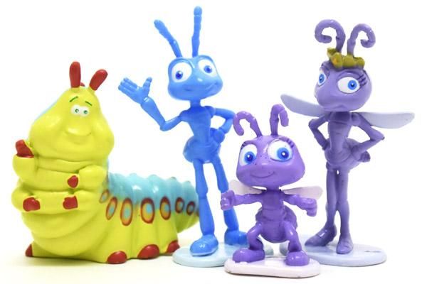 a bug's life/バグズライフ・ミニPVCフィギュア４体セット - KNot a