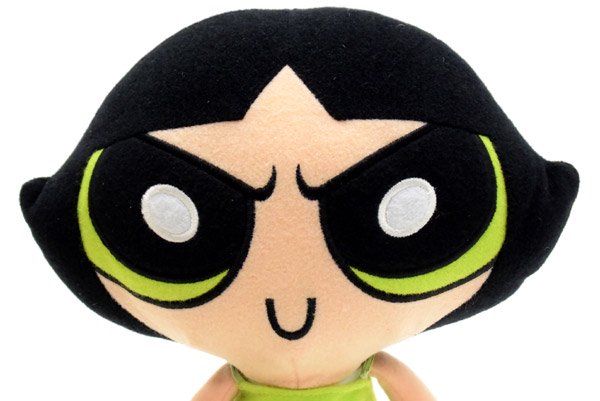 THE POWERPUFF GIRLS/パワーパフガールズ・TRENDMASTERS 「Buttercup/バターカップ・ぬいぐるみ」 22cm -  KNot a TOY/ノットアトイ