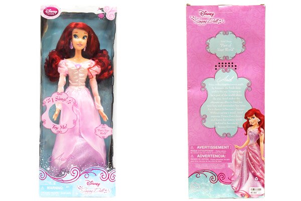 DisneySTORE/ディズニーストアー・Disney PRINCESS/ディズニープリンセス 「Singing Doll・Ariel/シンギング ドール・アリエル」40cm - KNot a TOY/ノットアトイ