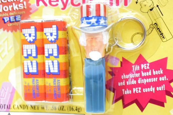 PEZ/ペッツ・KEYCHAIN/キーチェーン 「Uncle Sam/アンクル・サム」 未