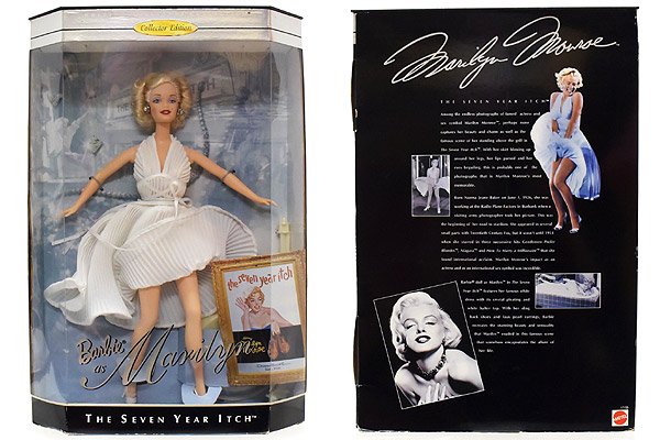 Barbie as Marilyn Monroe バービーアズマリリンモンロー THE SEVEN YEAR ITCH 七年目の浮気 1997年 -  おもちゃ屋　KNot a TOY　ノットアトイ　Online Shop in 高円寺