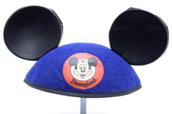 VINTAGE・US.Disneyland・Micky Mouse Ear Hat・Blue/ビンテージ