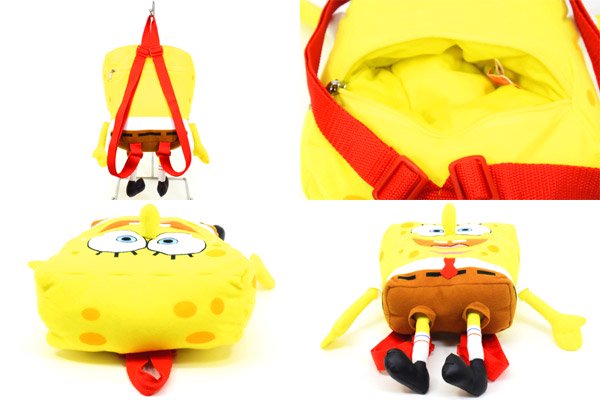 Nickelodeon/ニコロデオン「SpongeBob SquarePants・Back-Pack/スポンジボブ・スクエアパンツ・ ぬいぐるみリュックサック/バックパック/バッグ」 - KNot a TOY/ノットアトイ