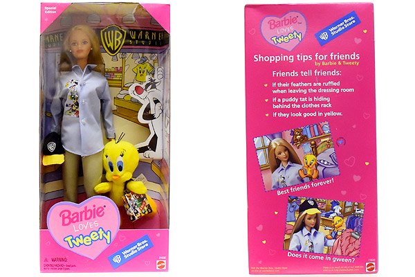 Barbie LOVES Tweety バービーラブズトゥイーティー 1998年 Warner Bros. Studio Store ワーナーブラザーズスタジオストア  KNot a TOY/ノットアトイ