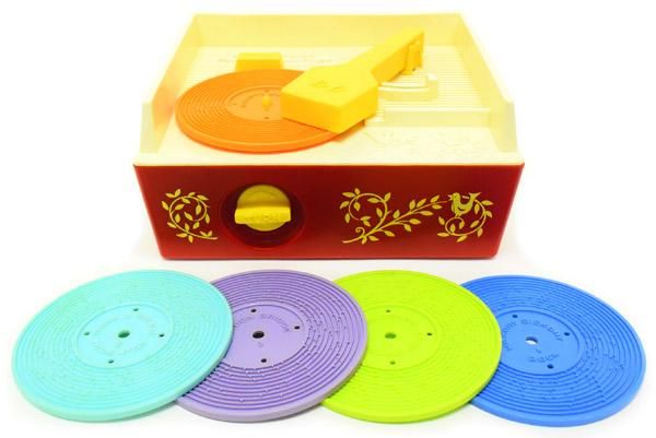 Fisher-Price Toys/フィッシャープライストイズ 「Music Box・Record Player/ミュージックボックス・レコードプレイヤー(オルゴール)」  欠品有 - KNot a TOY/ノットアトイ