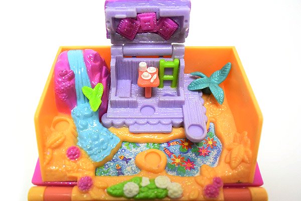 Polly Pocket ポーリーポケット Glitter Island enchanted story book  グリッターアイランドエンチャンテッドストーリーブック キラキラアイランド物語 本型 - KNot a TOY/ノットアトイ