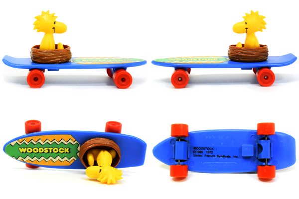 SNOOPY/スヌーピー・SKATEBOARD With Free Wheeling Action/スケート