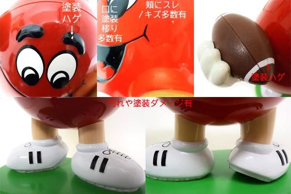 M&M'S/エム&エムズ 「Sport Dispenser (American football)・Red M&M'S/エム&エムズ 「Sport Dispenser (American football)・Red
