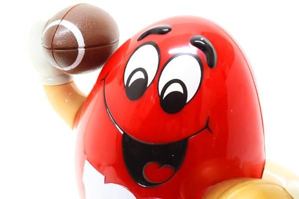 M&M'S/エム&エムズ 「Sport Dispenser (American football)・Red