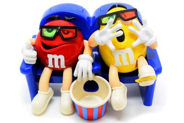 M M S エム エムズ At The Movies In 3 D Red Yellow Dispenser アット ザ ムービース イン スリーディー レッド イエロー ディスペンサー おもちゃ屋 Knot A Toy ノットアトイ Online Shop In 高円寺