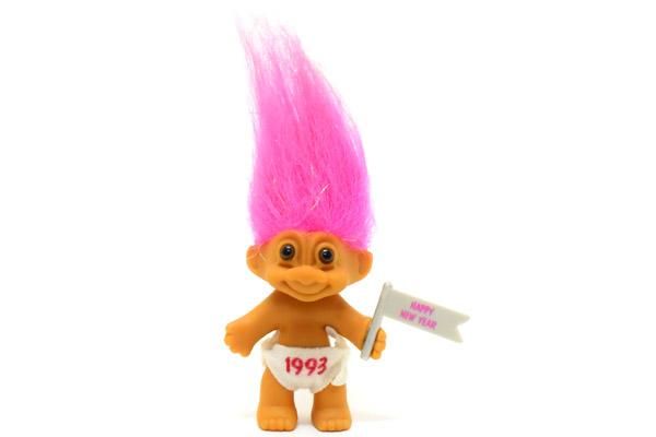 Troll トロール人形 Russ ラス ピンク オーロラフィルム S Happy New Year 1993 ハッピーニューイヤー おもちゃ屋 Knot A Toy ノットアトイ Online Shop In 高円寺