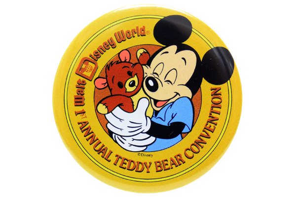 WaltDisneyWorld・Vintage Button Pin Badge/ウォルトディズニー