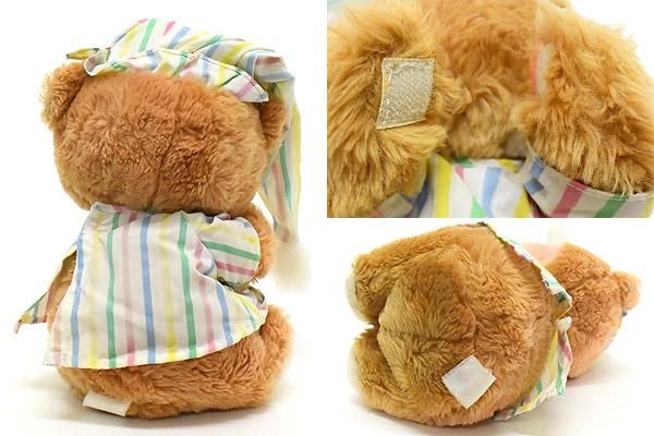 Teddy Beddy Bear テディベディベア ぬいぐるみ ストライプ柄 28cm