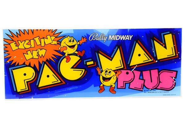 Bally Midway バリー ミッドウェイ Namco ナムコ Arcade Marquee アーケードマーキー ゲーム機パネル Pac Man Plus パックマン プラス 19年 おもちゃ屋 Knot A Toy ノットアトイ Online Shop In 高円寺