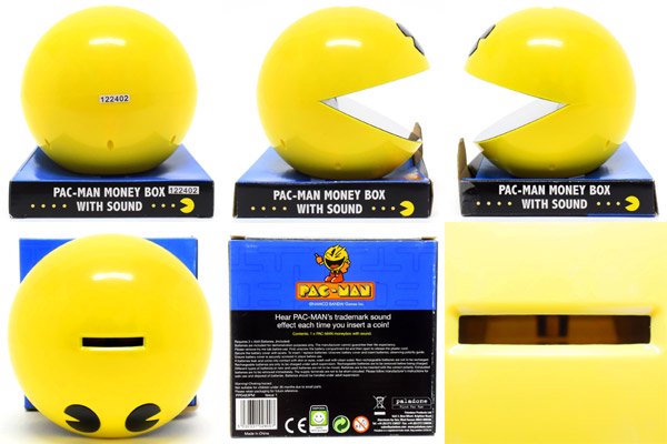 NAMCO BANDAI Games/ナムコ バンダイ ゲームス 「PAC-MAN MONEY BOX・WITH SOUND/パックマン  マネーボックス・ウィズ サウンド・貯金箱」 - KNot a TOY/ノットアトイ