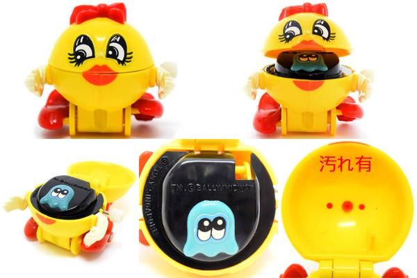 Bally・Midway/バリー・ミッドウェイ(namco/ナムコ)・TOMY/トミー・ゼンマイフィギュア 「Ms.PAC-MAN/ミスパックマン」  少々動作不良 - KNot a TOY/ノットアトイ