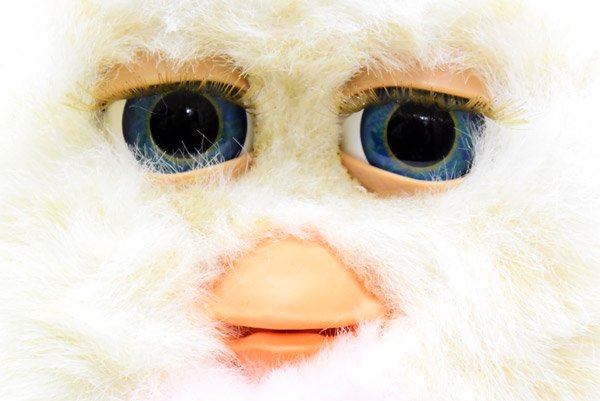 Furby2/ファービー２・ベージュ＆ホワイトボーダー×ピンク・日本語版