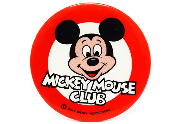 US.Disney・Vintage Button Badge/ディズニー・ビンテージ缶バッチ 「MICKEY ...