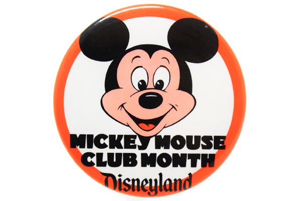 US.Disneyland・Vintage Button Badge/ディズニーランド・ビンテージ缶