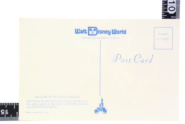 Walt Disney World・VINTAGE POST CARD/ウォルトディズニーワールド