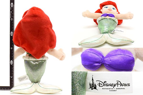 THE LITTLE MERMAID リトルマーメイド Ariel アリエル ぬいぐるみ 32cm