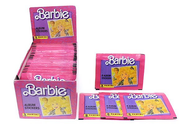 Barbie バービー 6 ALBUM STICKERS 1989年 ステッカー 1パック6枚