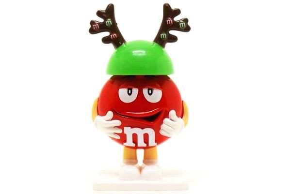 M M S エム エムズ Mini Dispenser ミニディスペンサー Christmas クリスマス Red レッド Reindeer レインディア トナカイ ロゴ入り おもちゃ屋 Knot A Toy ノットアトイ Online Shop In 高円寺