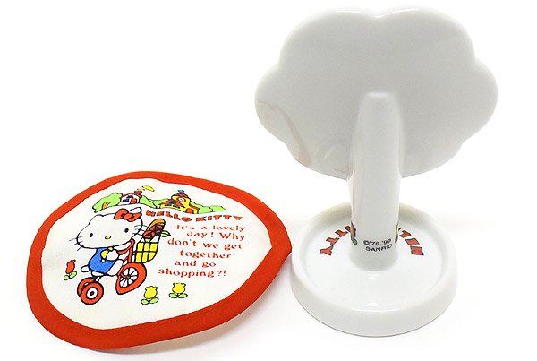 Hello Kitty ハローキティ 復刻版 カバー付き陶器製スタンドミラー 1999年 - KNot a TOY/ノットアトイ