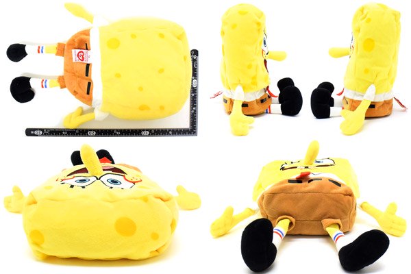 TY BEANIE BUDDIES/ビーニーバディ―ズ・Nickelodeon/ニコロデオン・ぬいぐるみ「SpongeBob SquarePants/ スポンジボブ・スクエアパンツ」2006年32cm - KNot a TOY/ノットアトイ