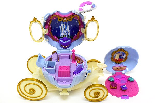 Cinderella Royal Carriage Playset シンデレラ 馬車 ミニチュアプレイセット 1999年 [ポーリーポケット/ タイニーコレクション] - KNot a TOY/ノットアトイ