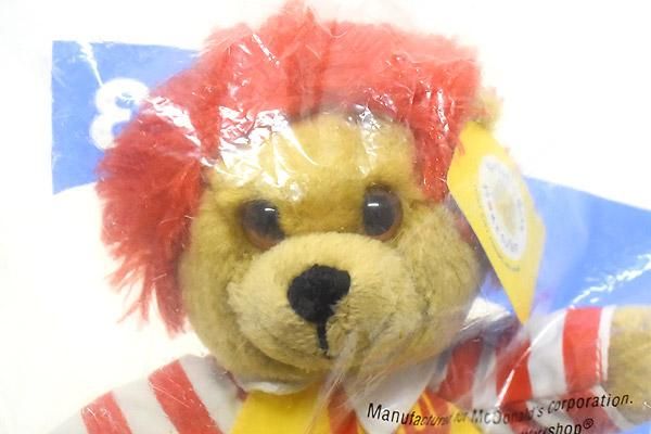 ロナルド・マクドナルド ぬいぐるみ Yahoo!オークション -「ドナルド ぬいぐるみ」(マクドナルド