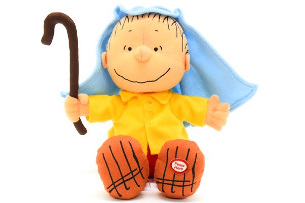 PEANUTS/ピーナッツ×Hallmark/ホールマーク 「Linus Van Pelt/ライナス ヴァン ペルト・ホリデートーキングぬいぐるみ」  - KNot a TOY/ノットアトイ