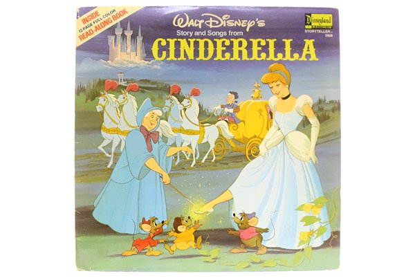 Disneyland Record ディズニーランドレコード Vintage ヴィンテージ Lp Cinderella シンデレラ ストーリー ソング 規格番号st 3908 ダメージ おもちゃ屋 Knot A Toy ノットアトイ Online Shop In 高円寺
