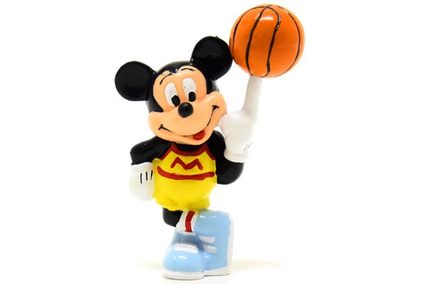 Disney ディズニー Pvcフィギュア Mickey Mouse ミッキーマウス スポーツシリーズ バスケットボール おもちゃ屋 Knot A Toy ノットアトイ Online Shop In 高円寺