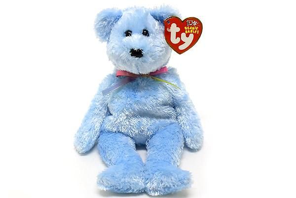 Ty Beanie Baby ビーニーベイビー ぬいぐるみ クマ ブルー Sherbet 誕生日 8月2日 おもちゃ屋 Knot A Toy ノットアトイ Online Shop In 高円寺