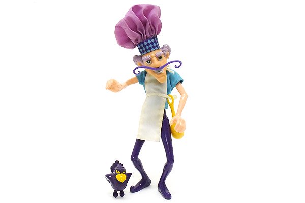 purple pie man doll