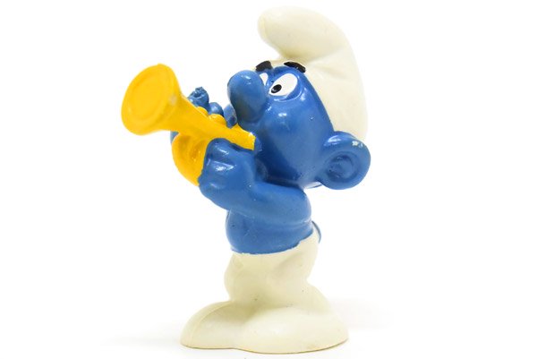 SMURFS/スマーフ・PVCフィギュア 「スマーフ・トランペットプレイヤー」 20072 - KNot a TOY/ノットアトイ