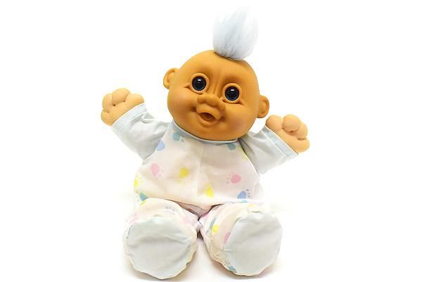 Troll トロール人形 Russ ラス Baby ベイビー ライトブルー ぬいぐるみ大 足跡柄 おもちゃ屋 Knot A Toy ノットアトイ Online Shop In 高円寺