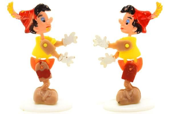 Disney ディズニー Marx Toy マルクス マークス トイ Vintage ビンテージ フィギュア Snap Eeze スナッピーズ Pinocchio ピノキオ ダメージ おもちゃ屋 Knot A Toy ノットアトイ Online Shop In 高円寺