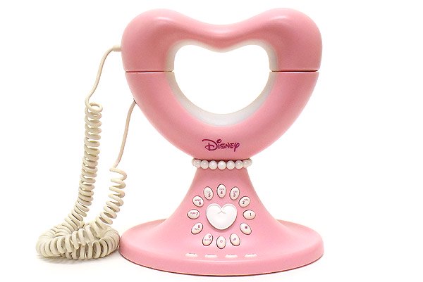 Disneyprincess ディズニープリンセス Corded Telephone ハート型テレフォン ピンク 電話 おもちゃ屋 Knot A Toy ノットアトイ Online Shop In 高円寺