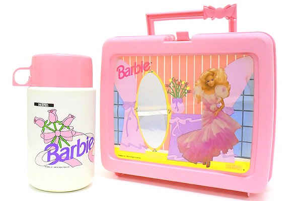 Barbie バービー Lunch Box ランチボックス 水筒付き Thermos サーモス 